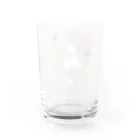 しばの夢工房イラストグッズ店の赤ちゃんの体重カレンダー（ピンク無し） Water Glass :back