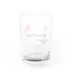 ネズミ🐁🐀🐆17liveの白黒ネズミ Water Glass :back