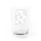 ▲さちねこじかん。幸猫の時光。▲ウェブストアの1st クラッカー　しろくろ Water Glass :back