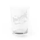 Kubaaniのローマ帝国地図（茶塗り） Water Glass :back