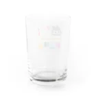 和ファンタジックトランペッター 秋山璃帆の秋山璃帆キューブロゴグッズ Water Glass :back