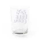 ＭＪＣショップのブルコーロゴ前と後ろ入り色々2 Water Glass :back