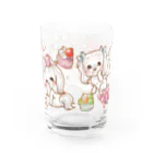 あとりえピノコのパリモードマルチーズちゃん Water Glass :back