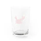 mi_e76のあみあみかに Water Glass :back