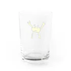 しまだあやショップの黄色いサワガニ Water Glass :back