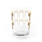 70年代モダン柄の70年代レトロモダン柄 Water Glass :back