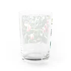 yawn shopの雪の花 Water Glass :back