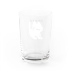 EMiiiiiのおはようねこ Water Glass :back