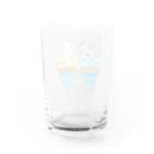 庭にくるコトリからの南極・北極アイス Water Glass :back