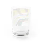 「Kiyomi Fujioka 」 Shopの川の向こうは お陽さま。感謝❣️ 大きく伸びをしようー Water Glass :back