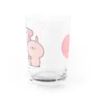 ユウィズのラブカップルうさぎ🧡N Water Glass :back