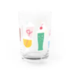 ayachikoのクリームソーダ専用グラス Water Glass :back