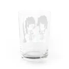 小瓶ぴぴのショップの激甘党ツインズ Water Glass :back