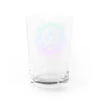 ターバンさんの曼荼羅風ターバンさん2 Water Glass :back