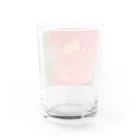 まいしょっぷマイユの赤いベゴニアちゃん Water Glass :back