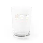 ウチのMEIGENやさんのうし、みっつです Water Glass :back