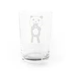 パンダちゃんマーケットのうふふなパンダ Water Glass :back