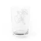 ym303bass オフィシャルショップのウォンバットとディジュリドゥ Water Glass :back