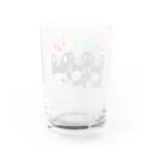 揺れるブヒ犬 Wiggly Pooch の踊るフレブル隊 Water Glass :back