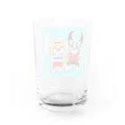 春風工房のボク達の夏休み　秋田犬 Water Glass :back