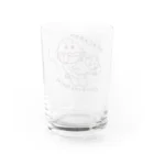 Famille de baleines(ファミールデバレーヌ)のマカロンおひるねまち Water Glass :back