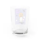 Yamadatinkuの猫　茶トラ　ハロウィーン Water Glass :back