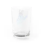 TRAVA design SHOPの猫トライバル×青空 Water Glass :back