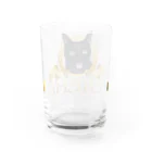 猫とやっし～ぃのアレコレのガオー！ Water Glass :back