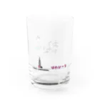 ひなちゃんルームショップの【ばれひーな】おつひな！グラス Water Glass :back