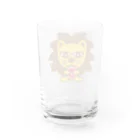 ブルックリンミートファクトリーのお肉持ってる「ライオンのガブリエル」 Water Glass :back