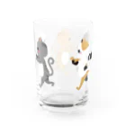 KANAE no Omiseの追いかけにゃんこずB Water Glass :back