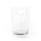 田園調布前の飼い主の罪を背負うねこ(寿司) Water Glass :back