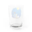 ひなたぐらしのお月見日向さん Water Glass :back