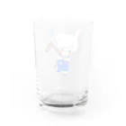 しゅのちゃんショップのお月見うさぎくん Water Glass :back