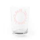 God is in the Saunaのローテーション（赤） Water Glass :back