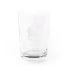 すいさいきっちんの夜空色のみーたん Water Glass :back