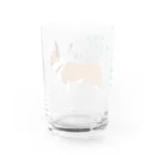 梅月のよこーぎー Water Glass :back