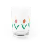 0012 AMKRのチューリップ Water Glass :back