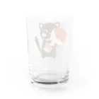 ハク先生《ほのぼの系イラスト描いてます》の貴方へ愛の花束を 黒猫さん Water Glass :back