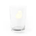 まめるりはことりの可愛いセキセイインコのパームちゃん Water Glass :back