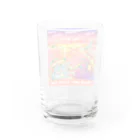 KANAT  LAMHITAの水の都と夕焼け Water Glass :back