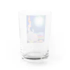 Unsight Blueのa mermaid under the moon light Water Glass :back