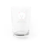 TOPPY.NETのTOPPYNETの白ネコ Water Glass :back