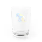 PoooompadoooourのGUPPY(ブルーネオンタキシード) Water Glass :back