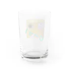 ぴーよこまる（セキセイインコ）のまるのじーっ！ Water Glass :back