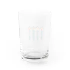 全ヅラ連の全ヅラ連　のってるグラス Water Glass :back