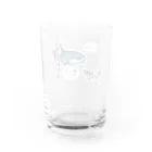 あぽ部屋の小判をわたすコバンザメ Water Glass :back