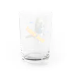 ぴーよこまる（セキセイインコ）のぴぃのおやすみ Water Glass :back