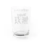 𓁞智弘𓁢YouTube👉ちょこちゃんねるのアクセルホッパー無双　番宣Tシャツ Water Glass :back