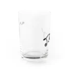 Titty Twisterのslanting Titty -black Water Glass :back